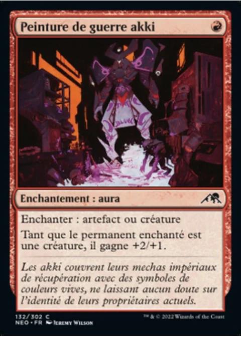 Peinture de guerre akki