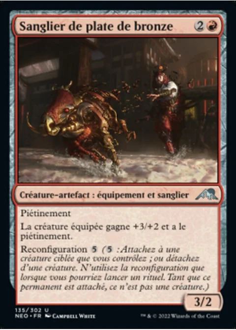 Sanglier de plate de bronze