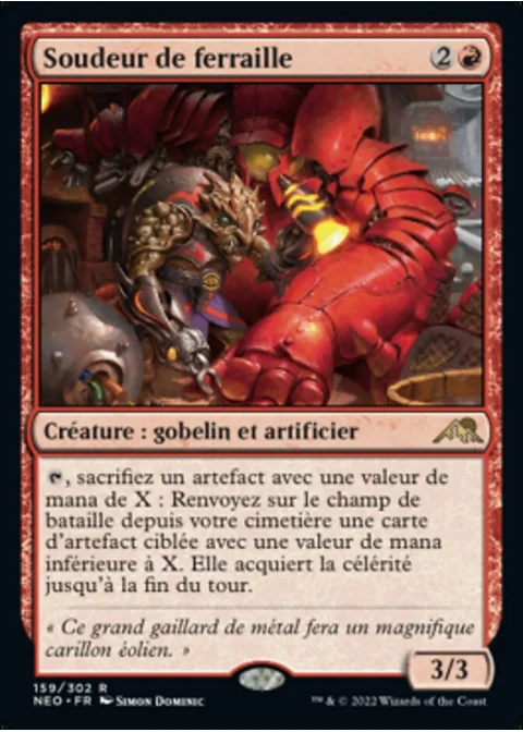 Soudeur de ferraille