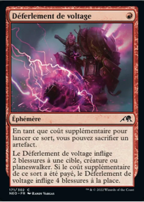 Déferlement de voltage