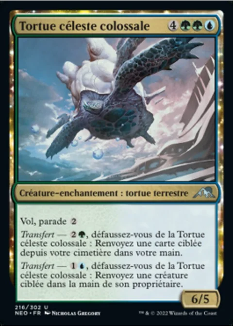 Tortue céleste colossale