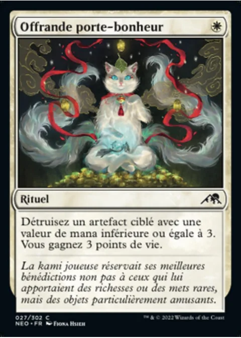 Offrande porte-bonheur