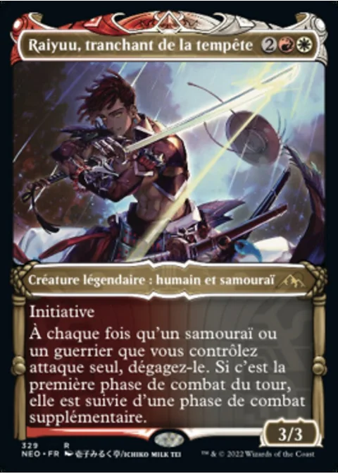 Raiyuu, tranchant de la tempête