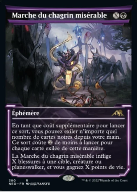 Marche du chagrin misérable