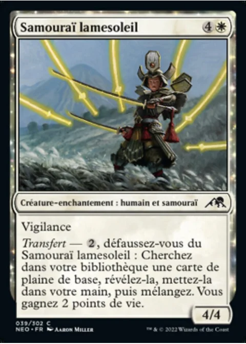 Samouraï lamesoleil