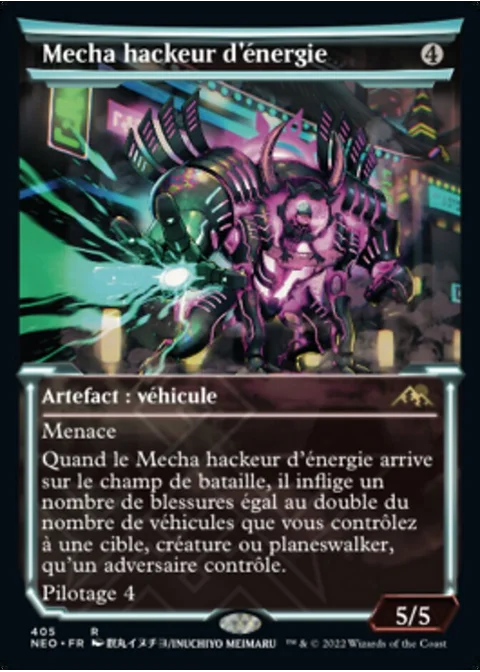Mecha hackeur d'énergie