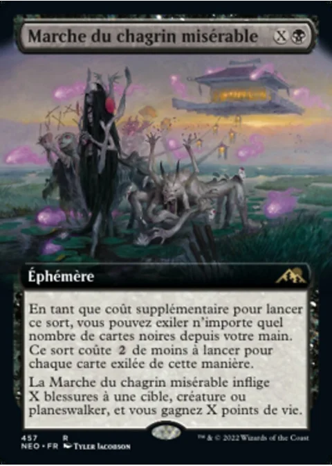 Marche du chagrin misérable