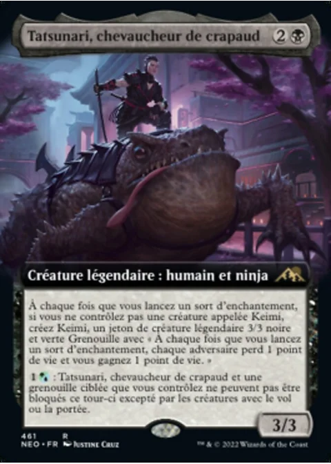 Tatsunari, chevaucheur de crapaud