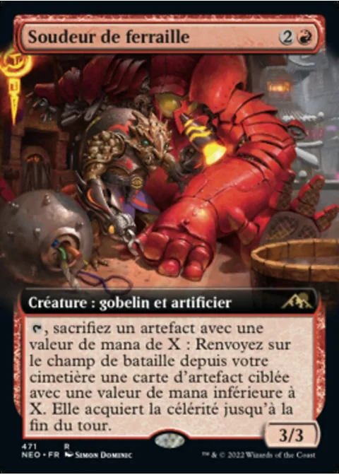 Soudeur de ferraille