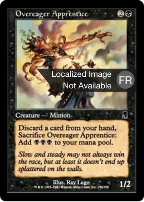 Apprenti trop impatient