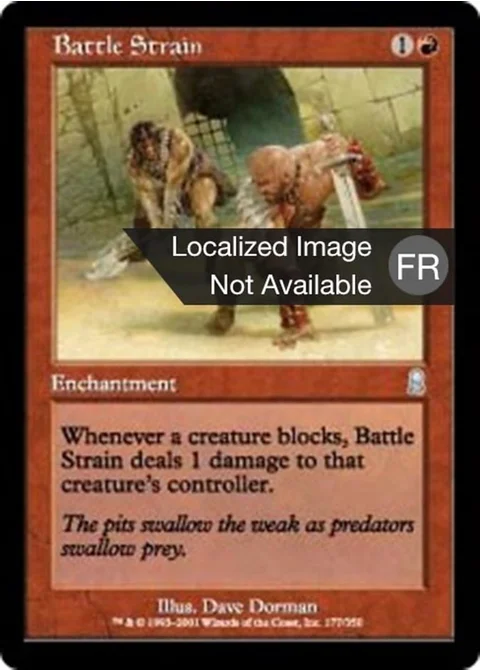 Tension de la bataille