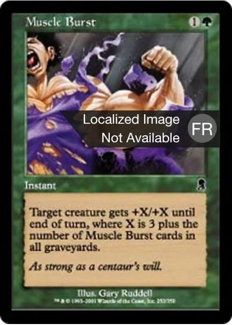 Explosion musculaire