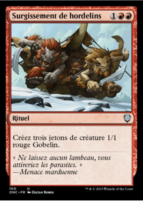Surgissement de hordelins