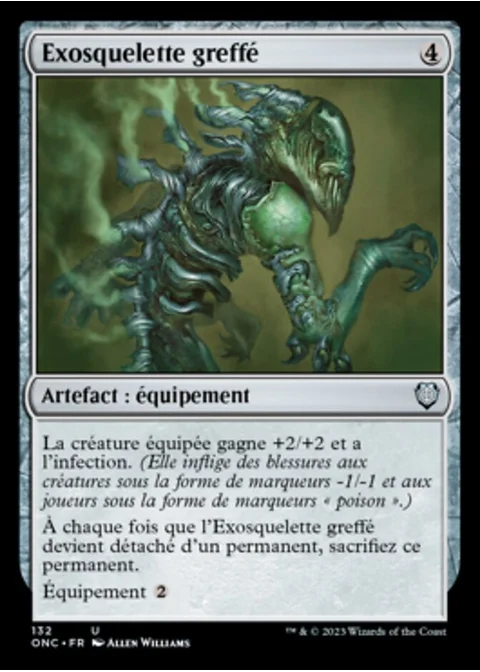 Exosquelette greffé