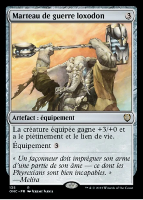 Marteau de guerre loxodon