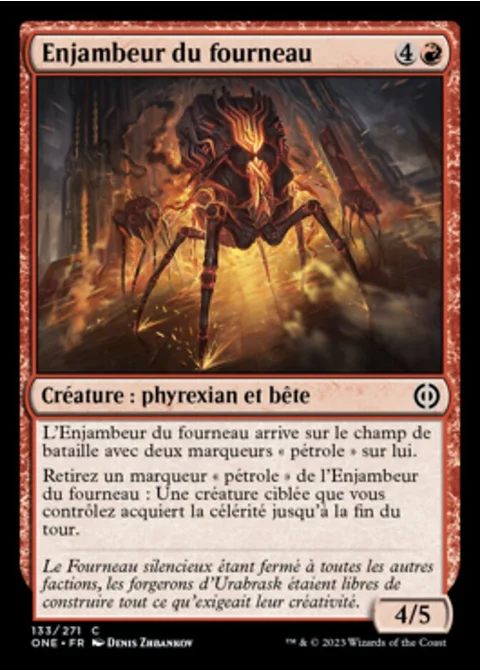 Enjambeur du fourneau