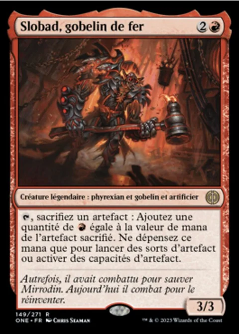 Slobad, gobelin de fer