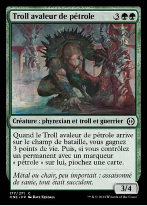 Troll avaleur de pétrole