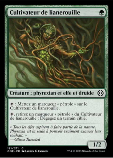 Cultivateur de lianerouille