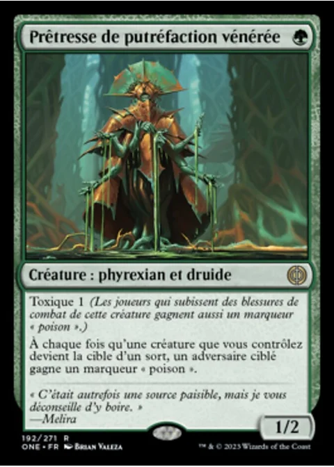 Prêtresse de putréfaction vénérée