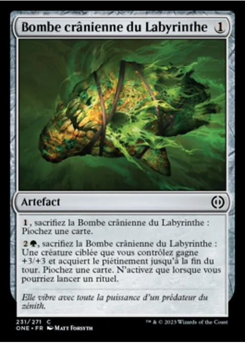 Bombe crânienne du Labyrinthe