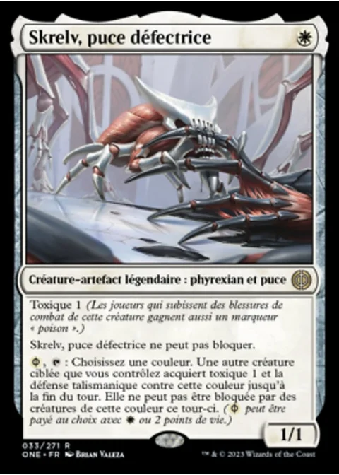 Skrelv, puce défectrice