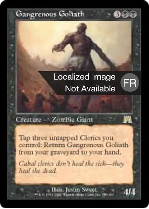 Goliath gangreneux