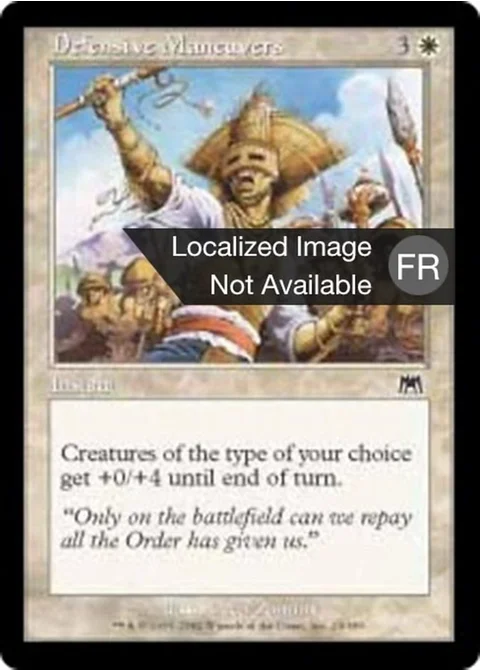 Manœuvres défensives