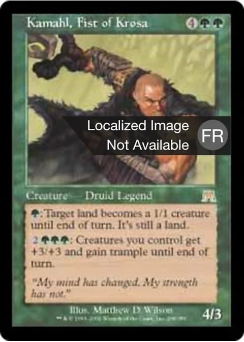 Kamahl, la Poigne de la Krosia