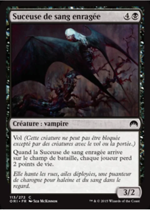 Suceuse de sang enragée