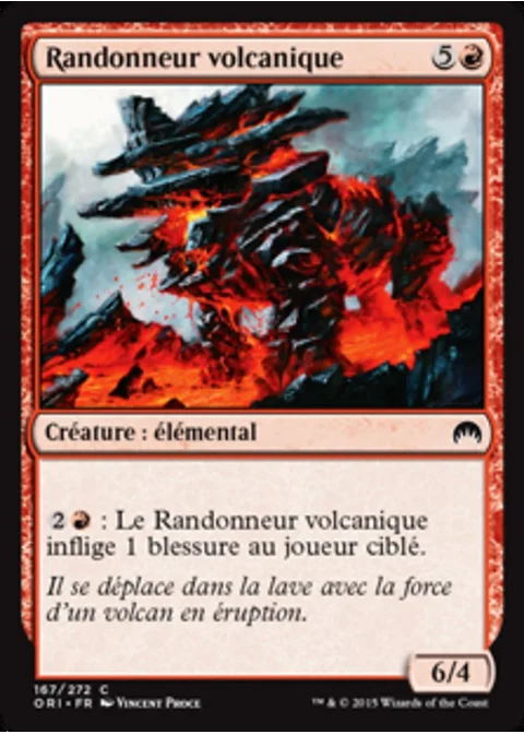 Randonneur volcanique