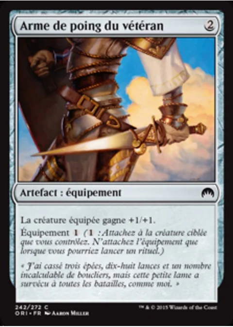 Arme de poing du vétéran