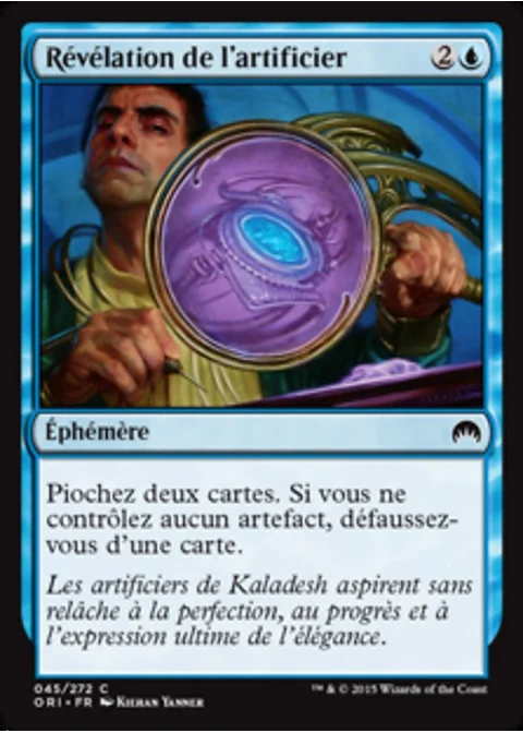 Révélation de l'artificier