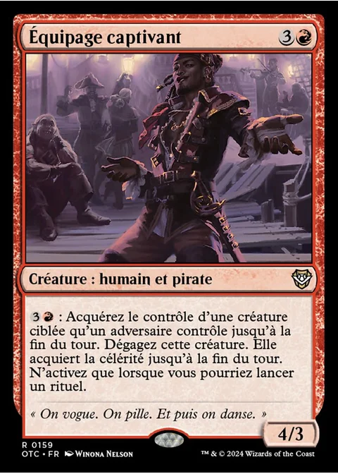 Équipage captivant
