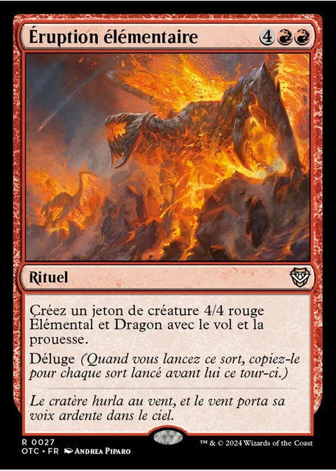 Éruption élémentaire