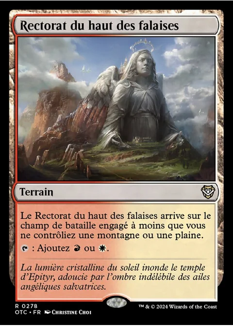 Rectorat du haut des falaises