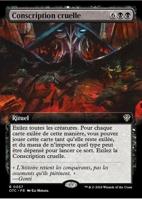 Conscription cruelle