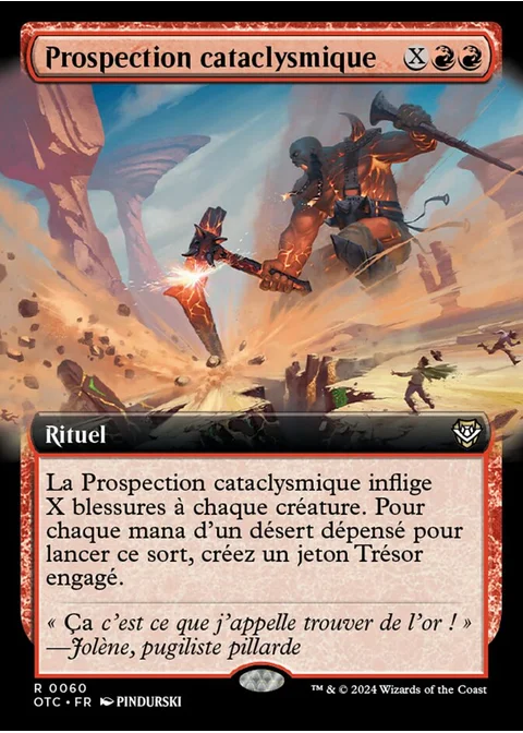 Prospection cataclysmique