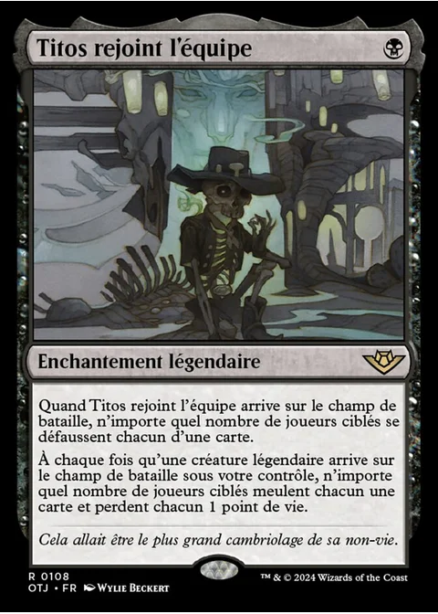 Titos rejoint l'équipe