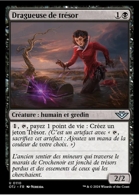 Dragueuse de trésor