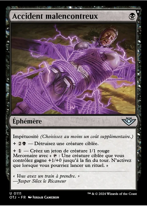 Accident malencontreux