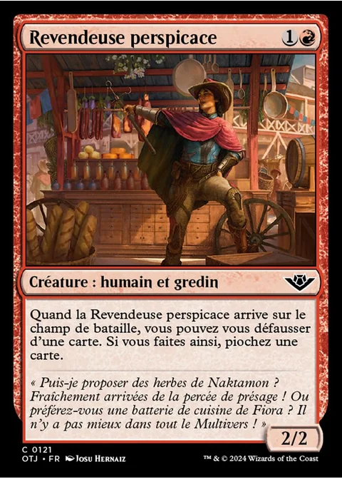 Revendeuse perspicace