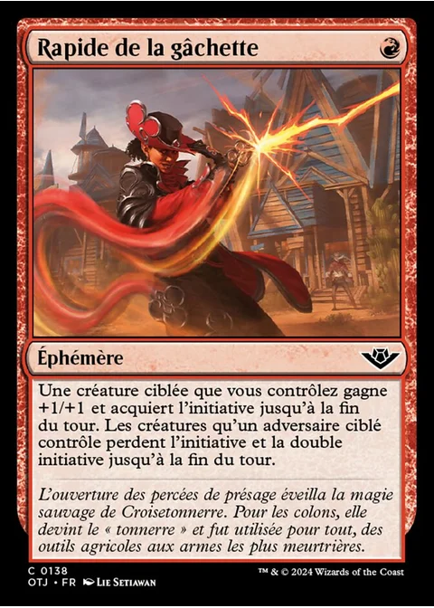 Rapide de la gâchette