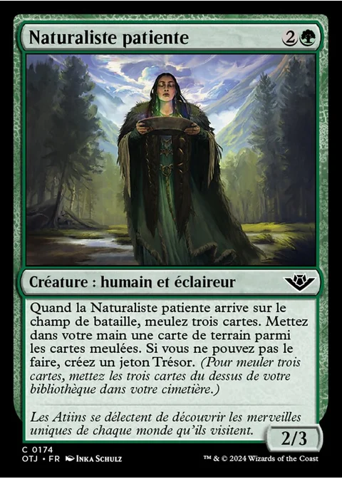 Naturaliste patiente