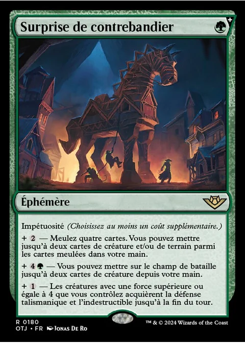 Surprise de contrebandier