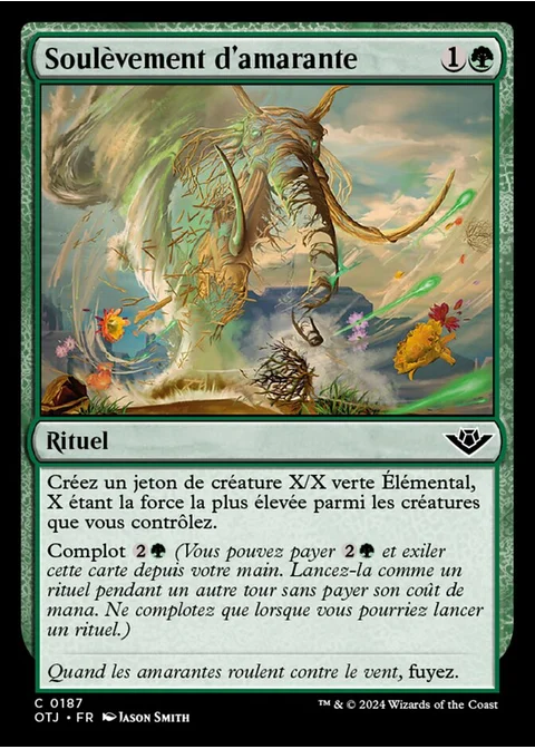 Soulèvement d'amarante