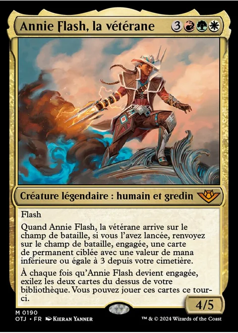 Annie Flash, la vétérane