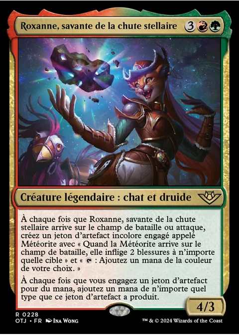 Roxanne, savante de la chute stellaire