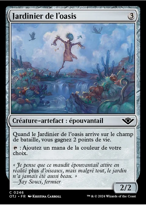 Jardinier de l'oasis