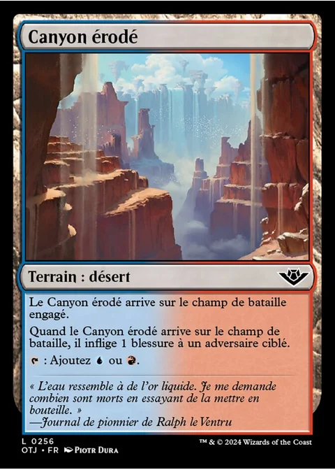 Canyon érodé
